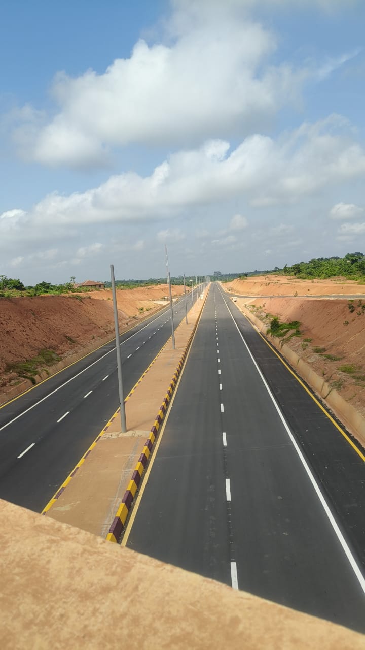 Ibadan area — Divided road